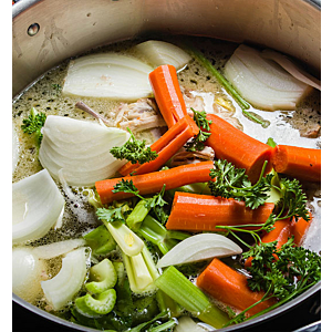 Groentebouillon maken